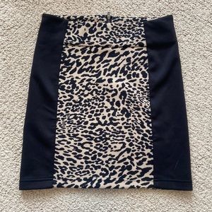 Dynamite Animal print Mini Skirt